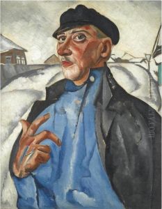 Portrait Of Petr Baksheev In The Role Of Vas'ka Pepel From Maxim Gorky's Portrait Of Petr Baksheev In The Role Of Vas'ka Pepel From Maxim Gorky's