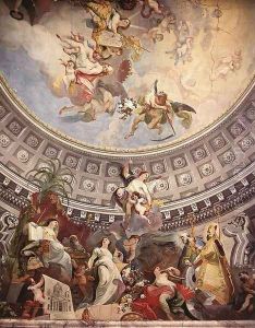 Ceiling decoration 1782 by Franz Anton Maulbertsch