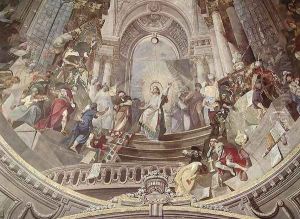 Decoration of the Cupola (detail) 1783 by Franz Anton Maulbertsch