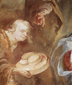 Adoration of the Shepherds (detail) 1758 by Franz Anton Maulbertsch