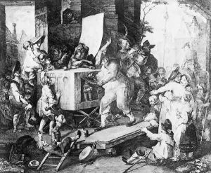 Peep-show c. 1785 by Franz Anton Maulbertsch