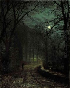 A Yorkshire Lane In November