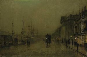 Liverpool Docks by John Atkinson Grimshaw