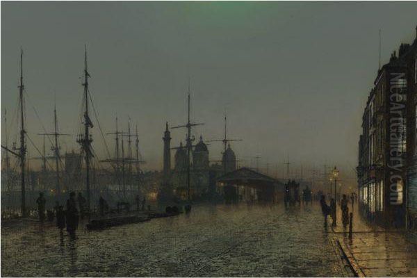 Hull Docks At Night - view 1
