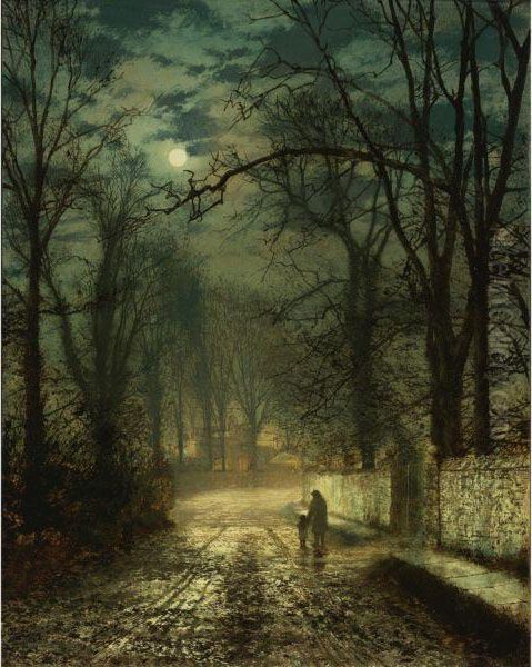 A Moonlit Lane - view 1