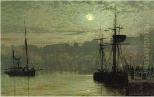 Scarborough by John Atkinson Grimshaw