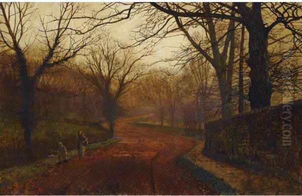 The Road Through Stapleton Park, Pontefract - view 1