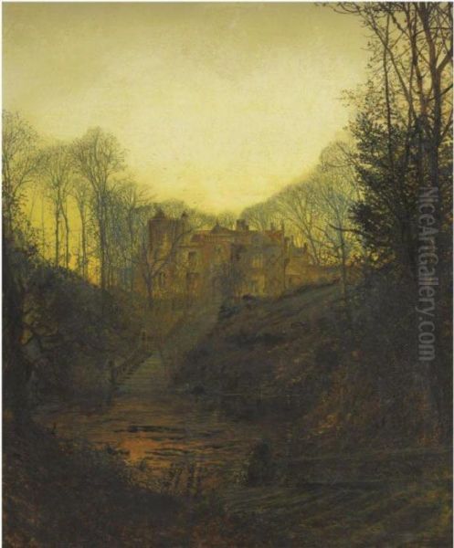 A Manor House In Autumn - view 1