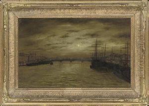 The Thames At Limehouse by John Atkinson Grimshaw