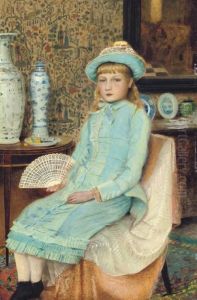 Blue Belle by John Atkinson Grimshaw