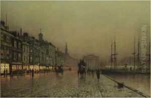 Greenock Docks by John Atkinson Grimshaw