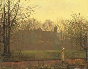 The Chill Of Autumn by John Atkinson Grimshaw