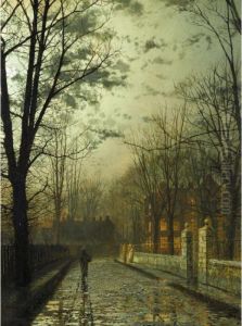 After The Shower by John Atkinson Grimshaw
