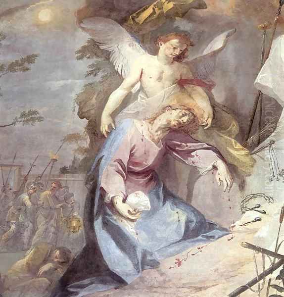 Christ on the Mount of Olives (detail) 1772 74 - view 1