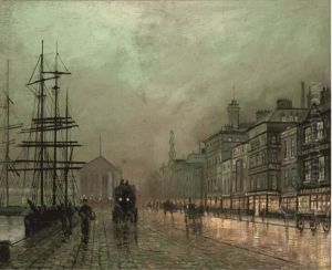 Liverpool Docks by John Atkinson Grimshaw