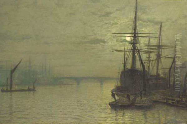 The Thames Below Bridge - view 1
