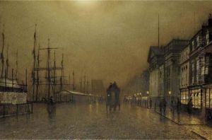 Liverpool By Gaslight by John Atkinson Grimshaw