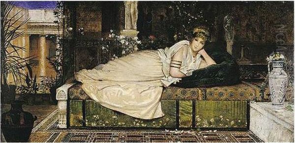 Lady In A Classical Interior - view 1