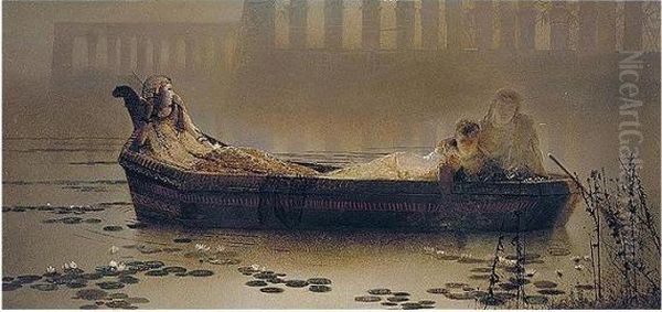 The Lotus Gatherers - view 1
