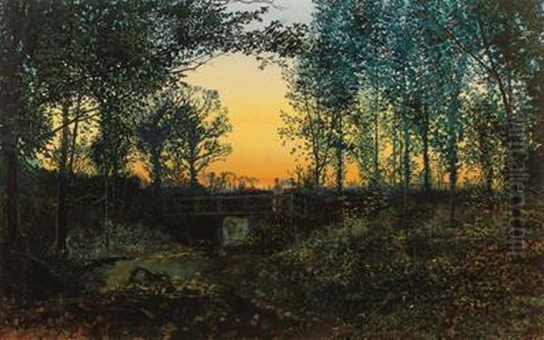 Bridge At Sunset - view 1