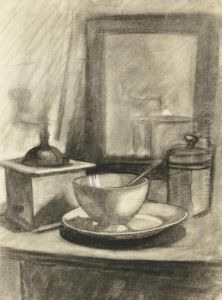 Nature Morte Au Miroir by Juan Gris
