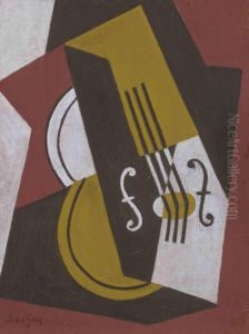 Composition Avec Guitare by Juan Gris