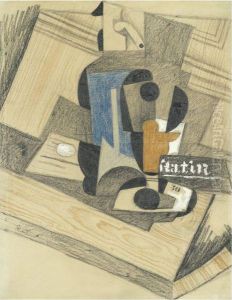 Siphon Et Verre by Juan Gris