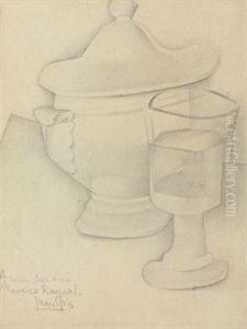 Nature Morte Avec Verre Et Soupiere by Juan Gris