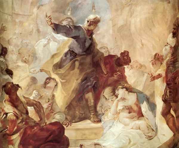 St Peter Preaching (detail) 1758 - view 1