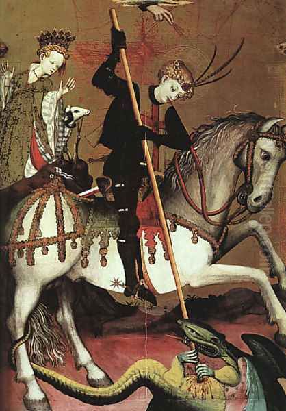 Retable of St George (detail 2) c. 1400 - view 1