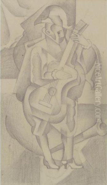 Homme A La Guitare - view 1