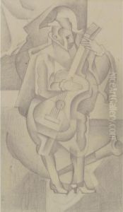 Homme A La Guitare by Juan Gris