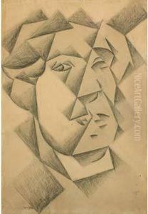 Autoportrait, 1911-1912 by Juan Gris