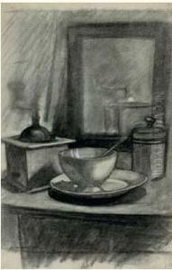 Nature Morte Au Miroir by Juan Gris