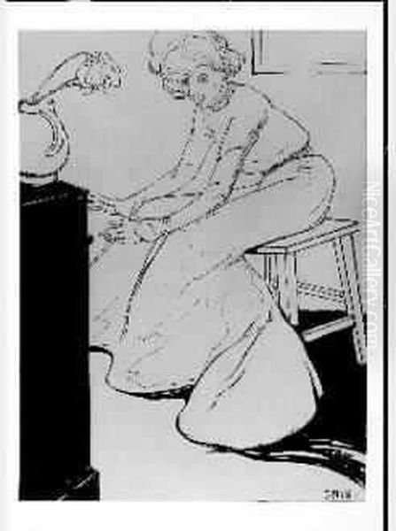 Jeune Femme A La Fleur - view 1