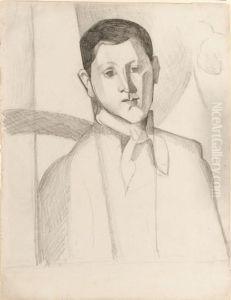 Portrait De Louis Guillaume (d'apres Paul Cezanne) Portrait De Louis Guillaume (d'apres Paul Cezanne)