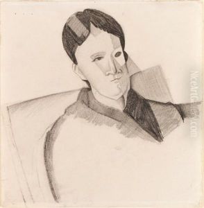 Portrait De Madame Cezanne (d'apres Paul Cezanne) by Juan Gris
