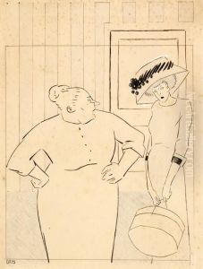 Chez La Modiste by Juan Gris