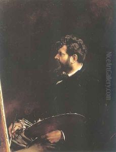 Self-Portrait 1884 by Francisco Domingo Marques