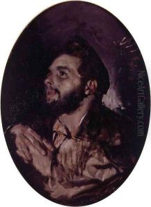 Retrato de D. Agustín Domingo, hermano del autor (Portrait of D. Agustín Domingo, the painter's brother) by Francisco Domingo Marques