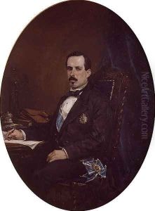 Retrato del Ministro de Fomento Manuel Ruiz Zorrilla (Portrait of Ministro de Fomento Manuel Ruiz Zorrilla) by Francisco Domingo Marques