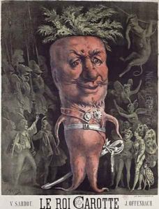Poster for Le Roi Carotte an operetta by Jacques Offenbach 1819-90 at the Theatre de la Gaite 1872 by Henri Meyer