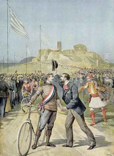 The Olympic Games in Athens from Le Petit Journal 26th April 1896 - view 1