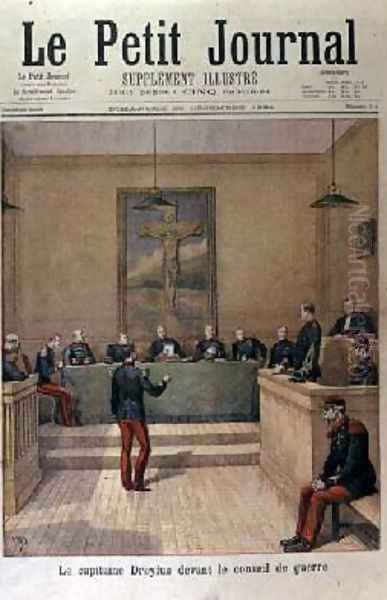 Captain Dreyfus 1859-1935 before the Court Martial cover of Le Petit Journal 23rd December 1894 - view 1