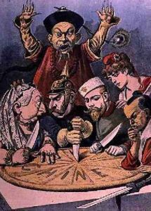 An Accident Aboard the Victoria the Death of Admiral Tyron and 359 Officers and English Sailors illustration from Le Petit Journal 8th July 1893 2 by Henri Meyer