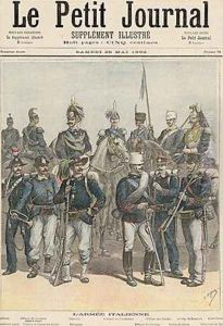 The Italian Army from Le Petit Journal 28th May 1892 by Henri Meyer