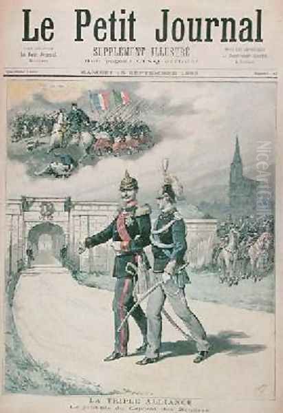 The Triple Alliance illustration from Le Petit Journal 1893 - view 1