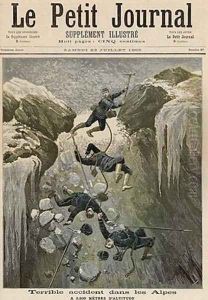 A Terrible Accident in the Alps from Le Petit Journal 23rd July 1892