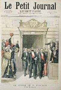 The Jubilee of Louis Pasteur 1822-95 at the Sorbonne 27th December 1892 from Le Petit Journal 14th January 1893 by Henri Meyer