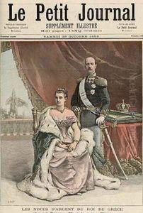 The Silver Wedding Anniversary of the King of Greece from Le Petit Journal 29th October 1892